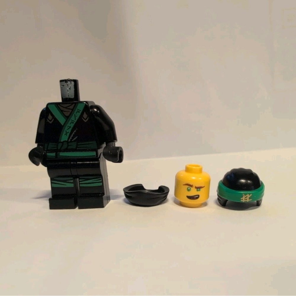 LEGO® Ninjago Movie Lloyd Minifigure Green Ninja Spinjitzu 71019 Minifig Genuine - Picture 2 of 4